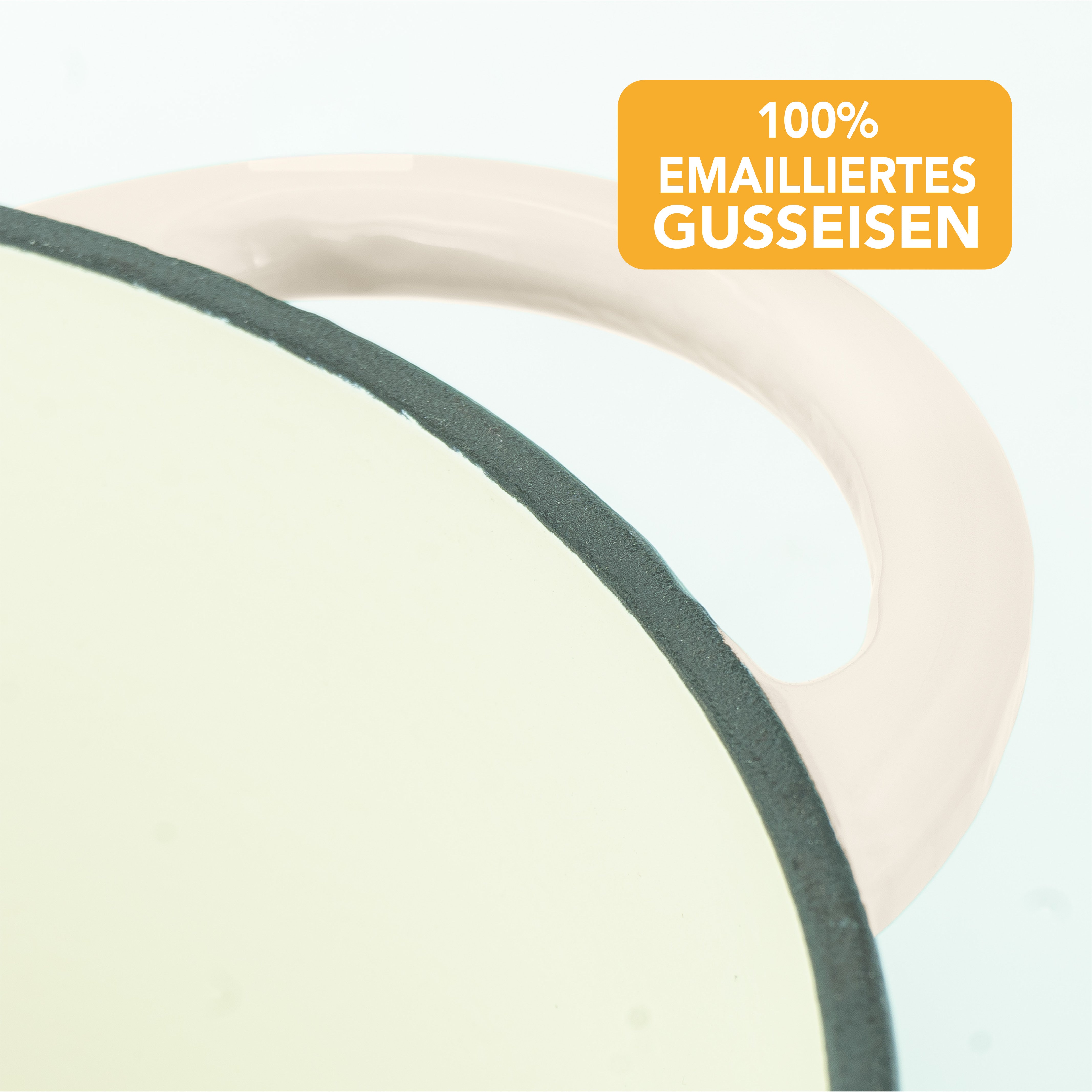Gusseisen Emaille Brotbacktopf 4,7l mit Gärkorb
