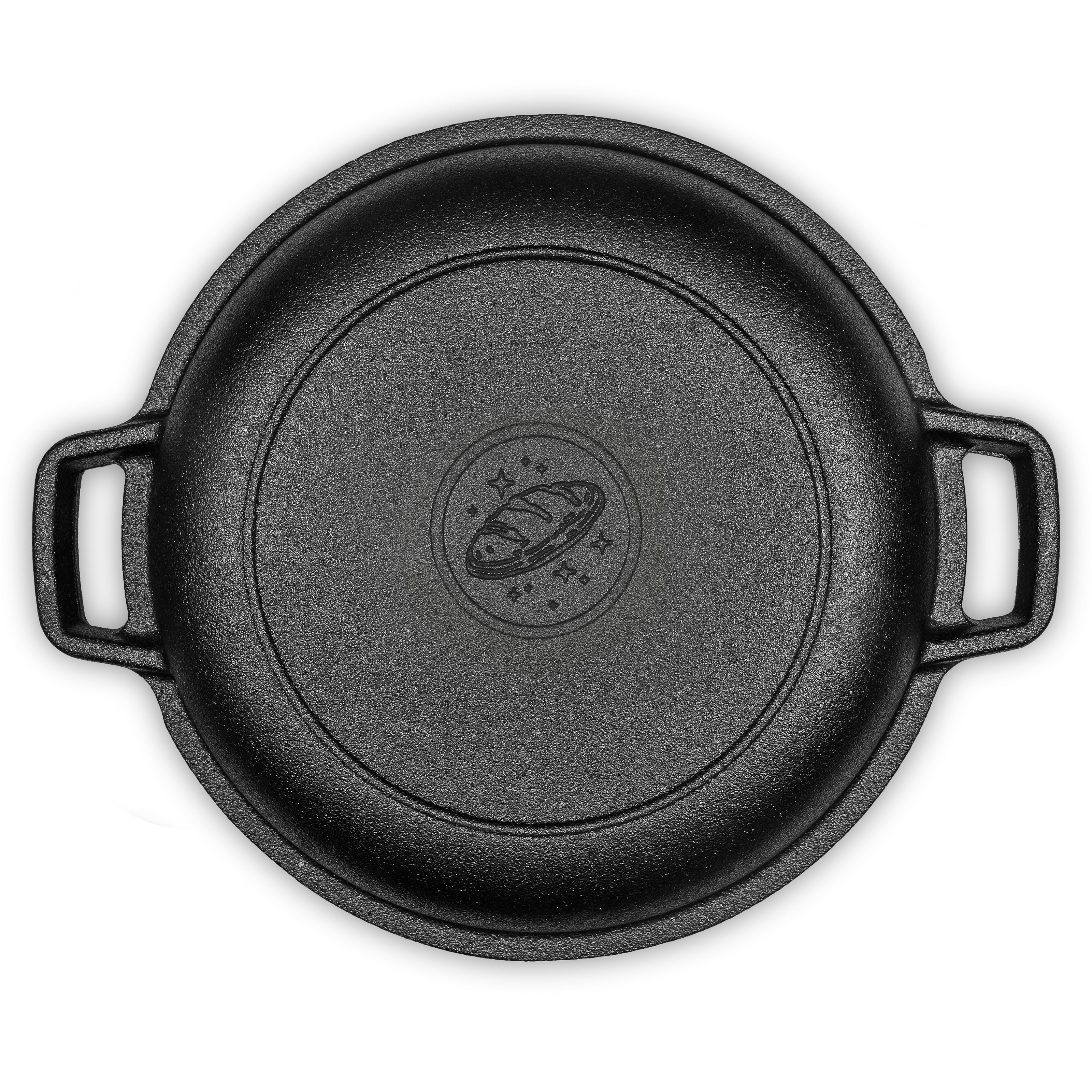 2-in-1 Gusseisen Brotbacktopf 4,7l mit Deckel und Gärkorb