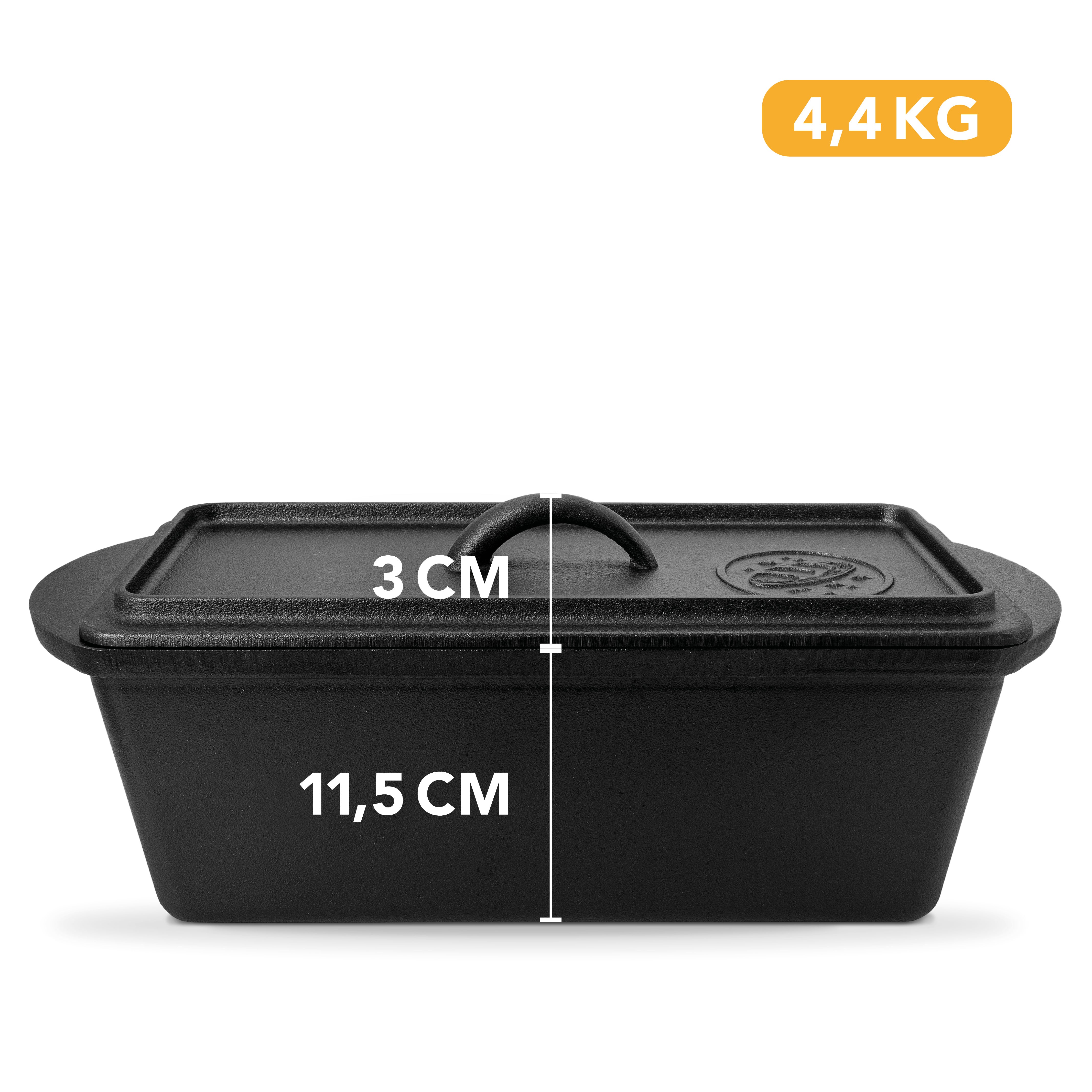 Brotbackform 28cm mit Deckel inkl. Gärkorb