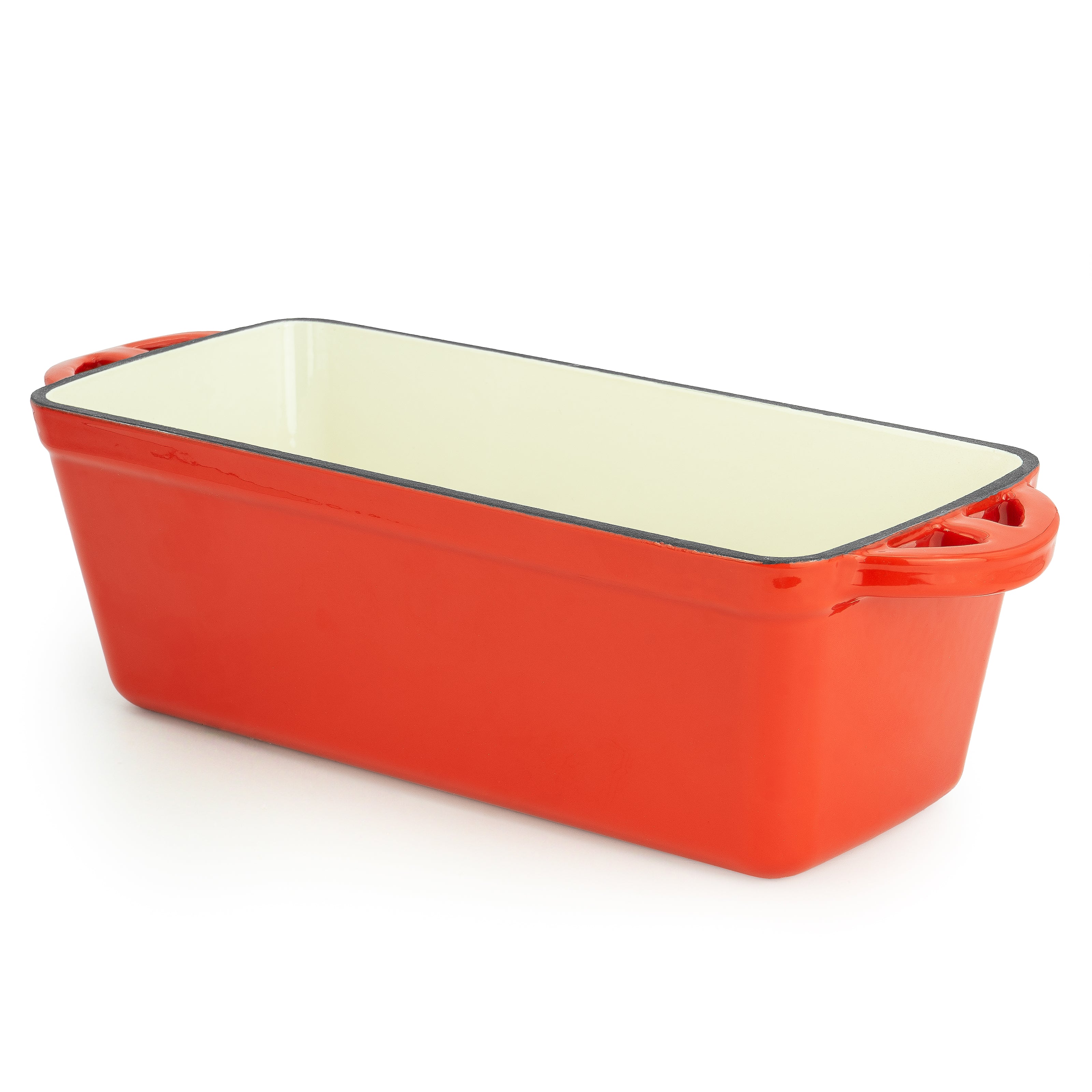 Emaille Brotbackform 28cm mit Deckel und Gärkorb