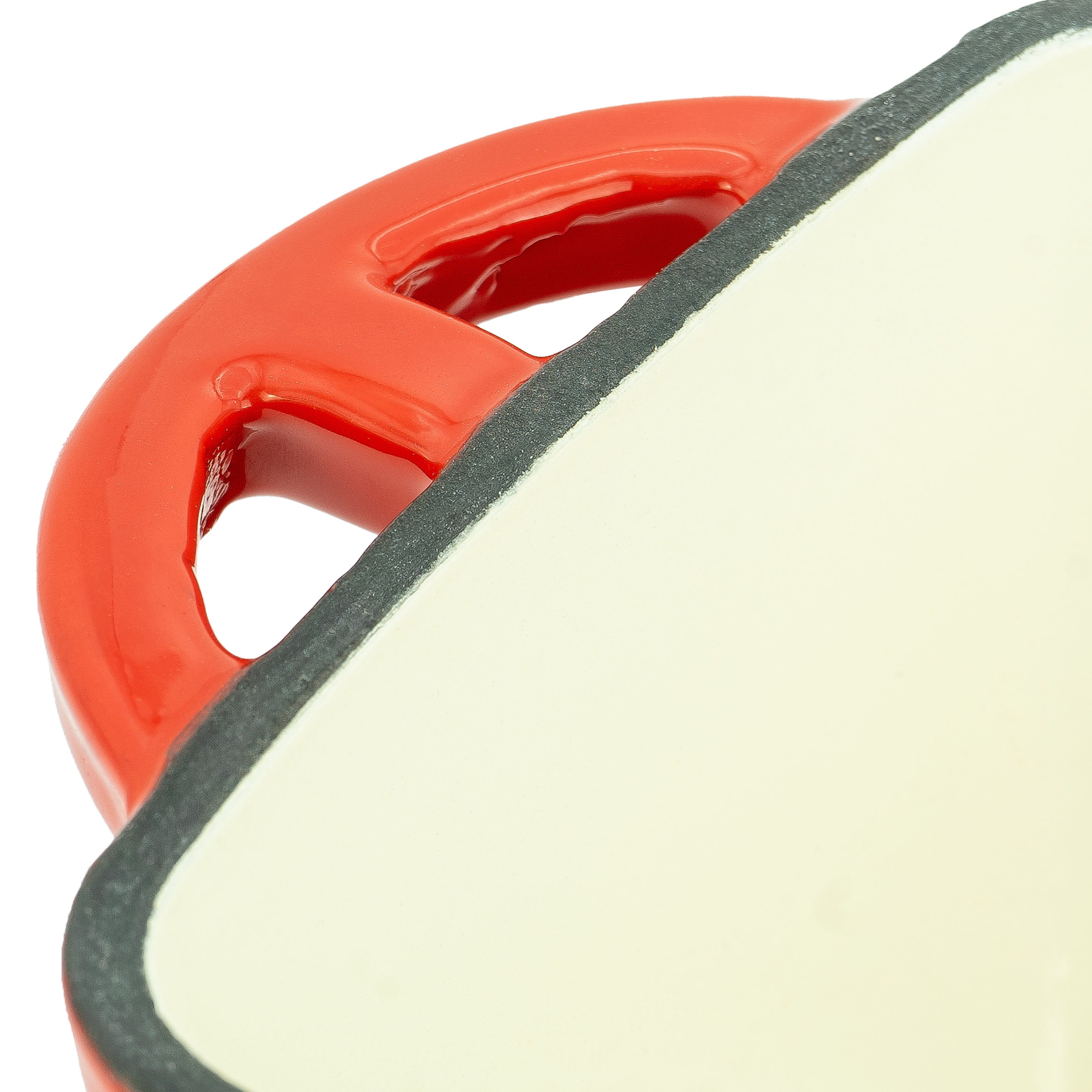 Emaille Brotbackform 28cm mit Deckel und Gärkorb