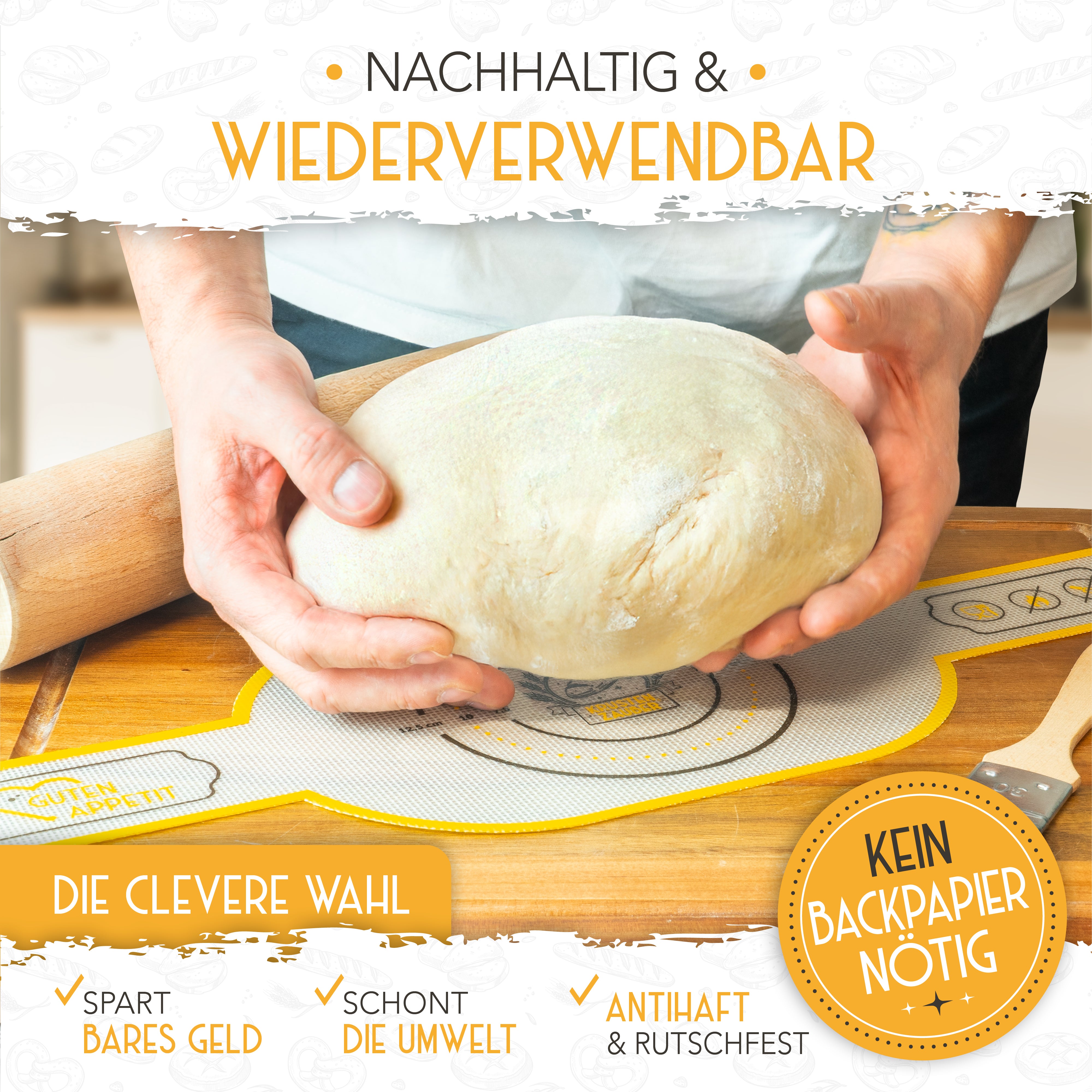 Brotschlingen aus Silikon einzeln oder im Vorteilspack