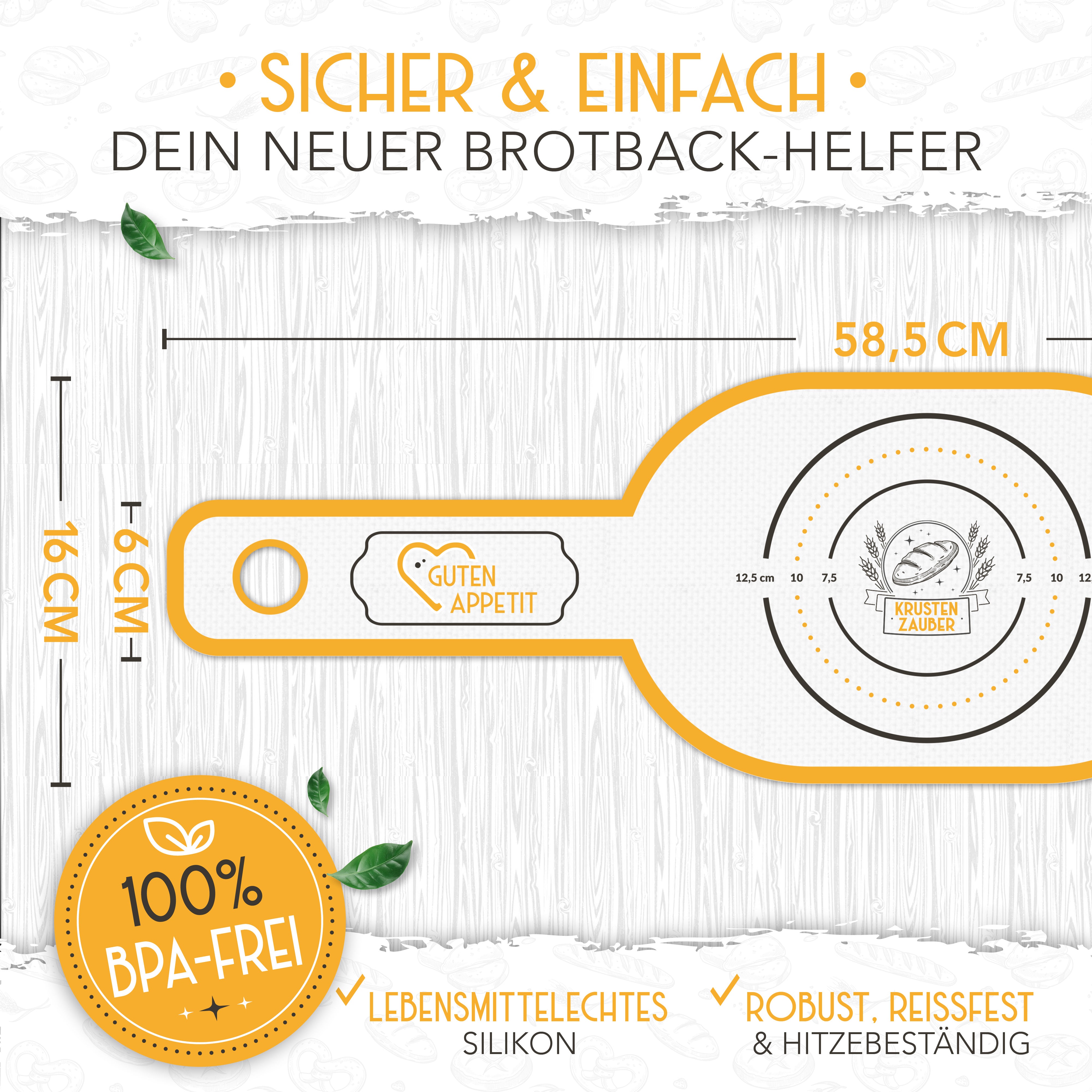 Brotschlingen aus Silikon einzeln oder im Vorteilspack