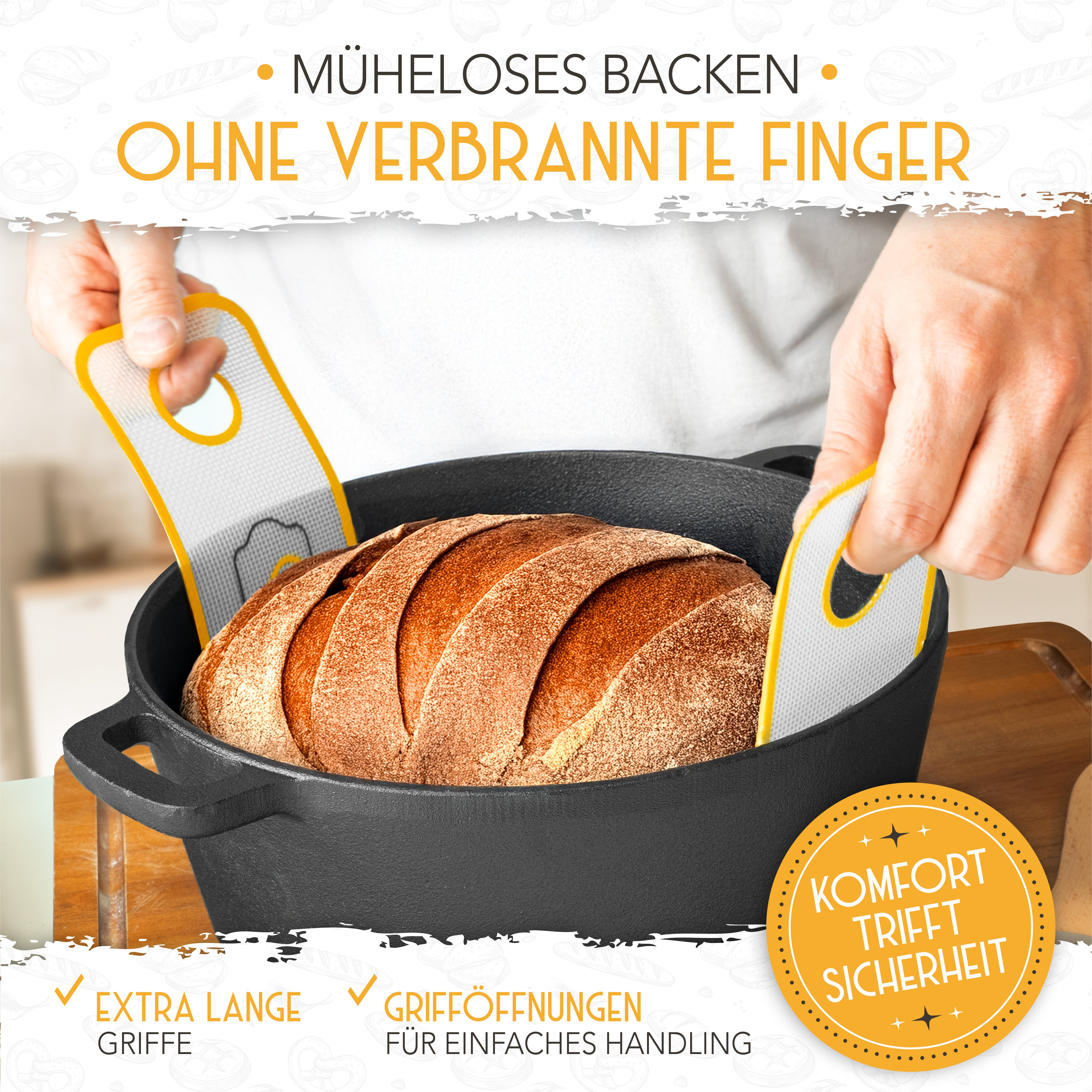 Brotschlingen aus Silikon einzeln oder im Vorteilspack