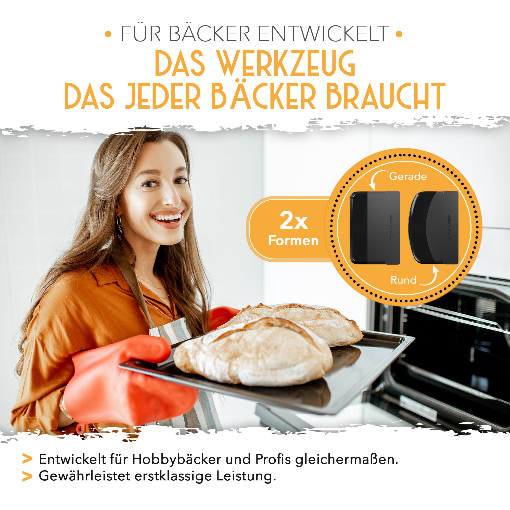 2er Set Teigschaber