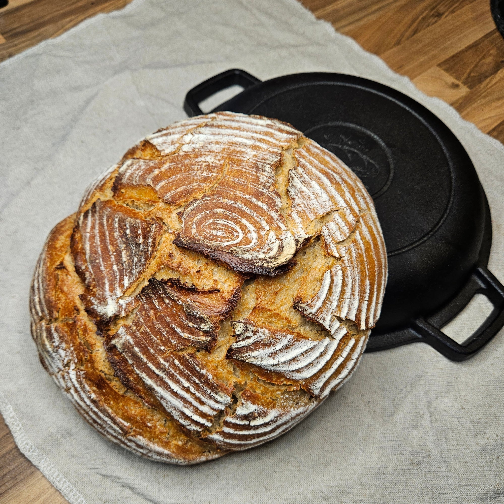 Sauerteigkruste mit Dinkel & Roggen