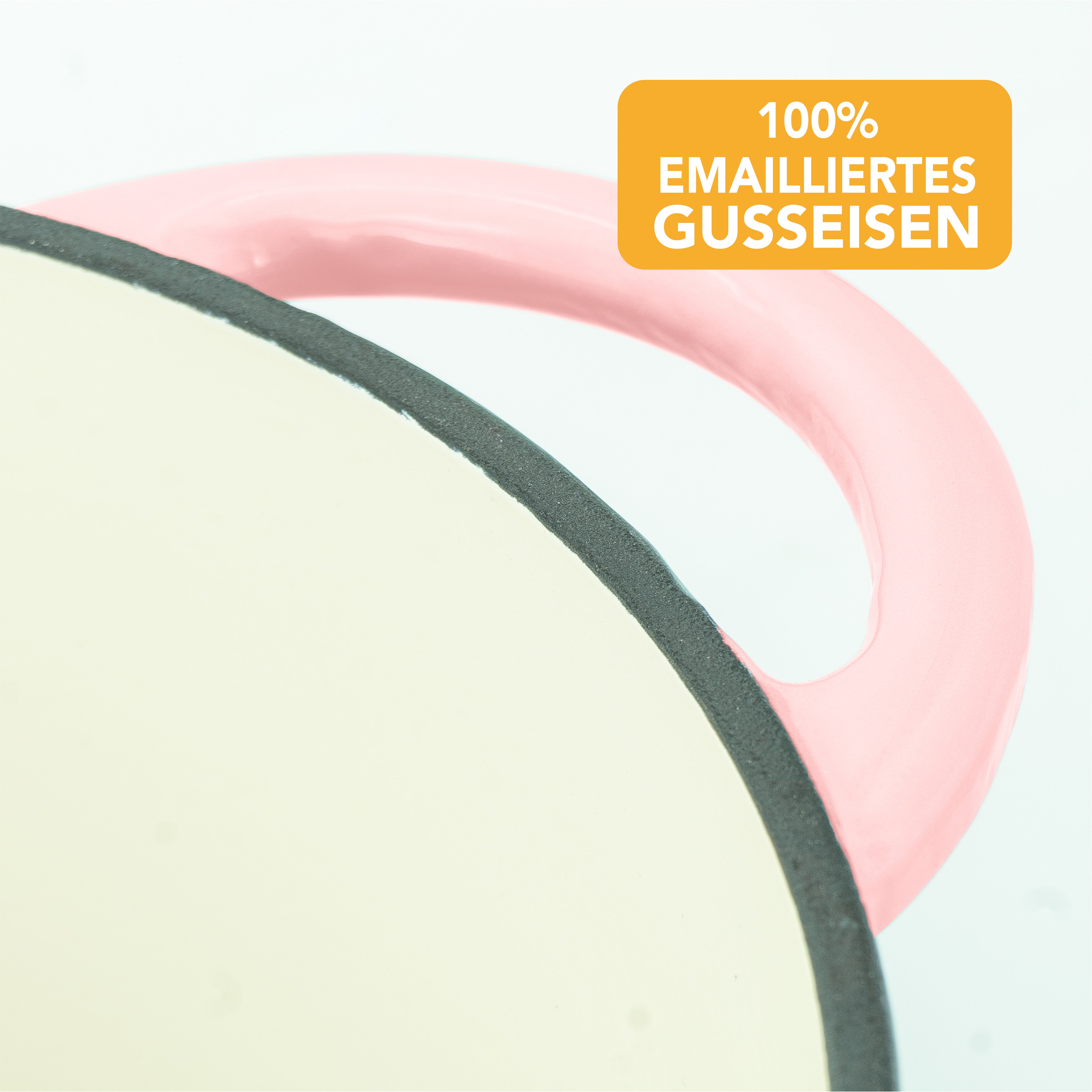 Gusseisen Emaille Brotbacktopf 4,7l mit Gärkorb