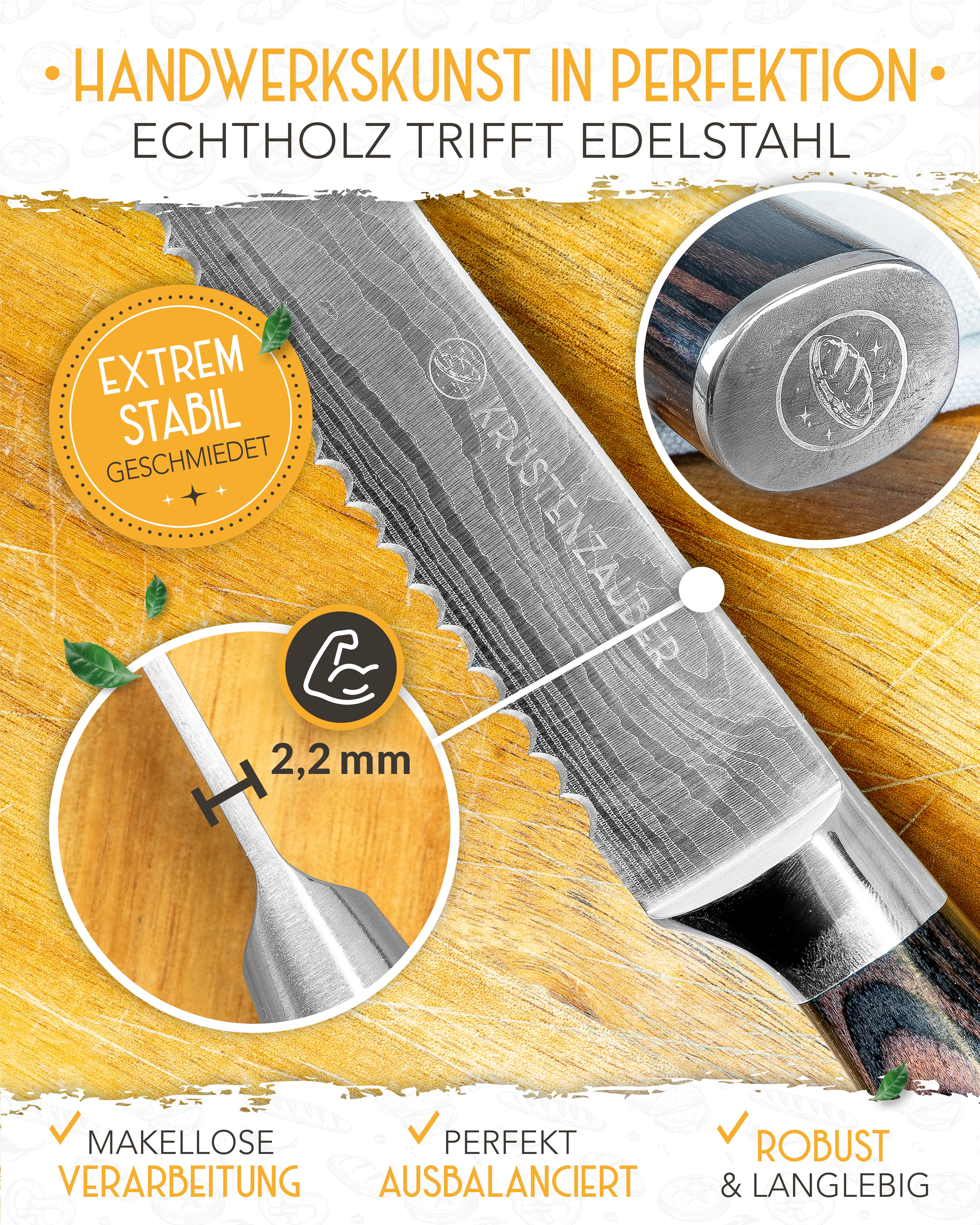 #modell 26cm Holzgriff