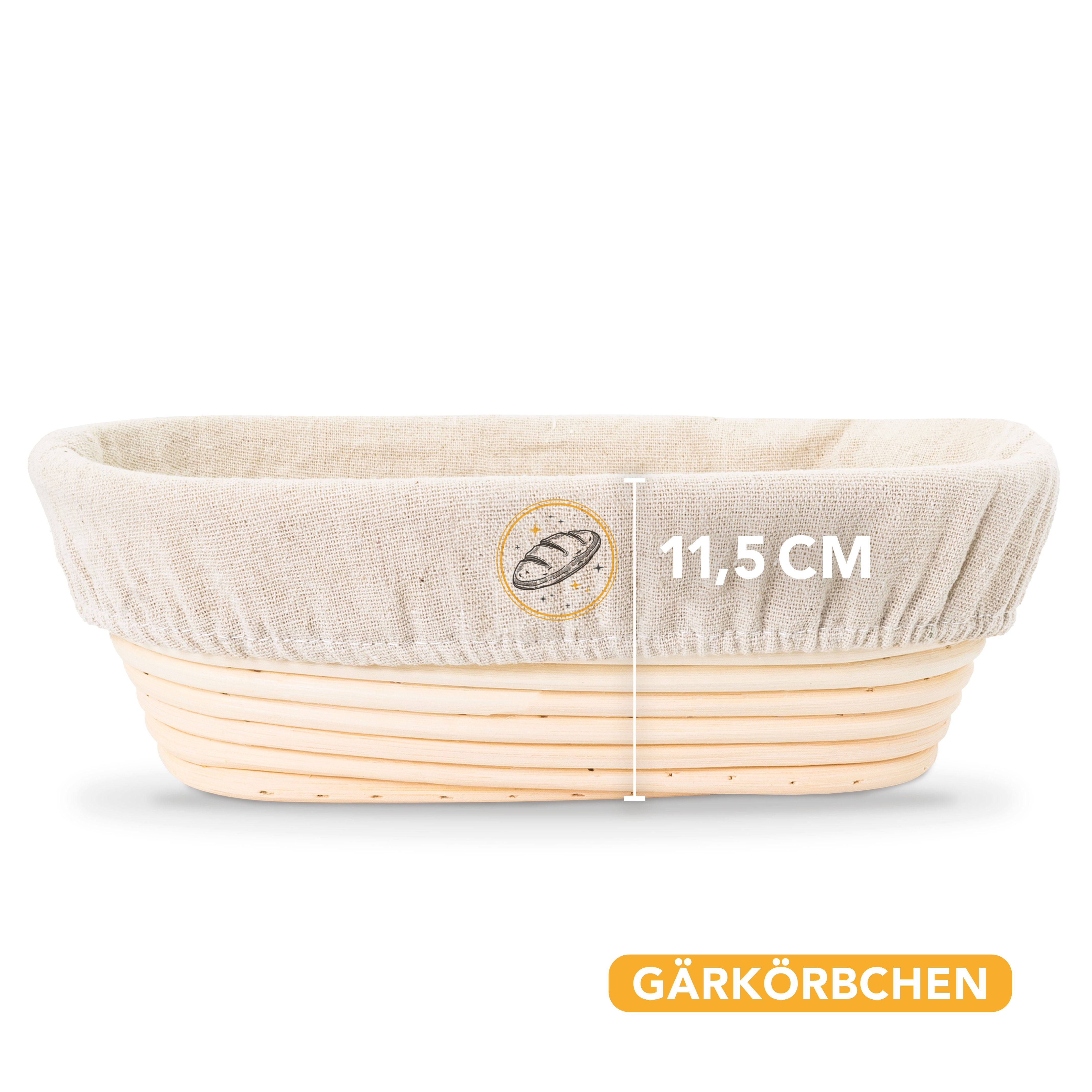 Einsteiger-Set – Emaille Brotbackform 28cm mit Deckel Rot, Zubehör & Rezept-Booklet