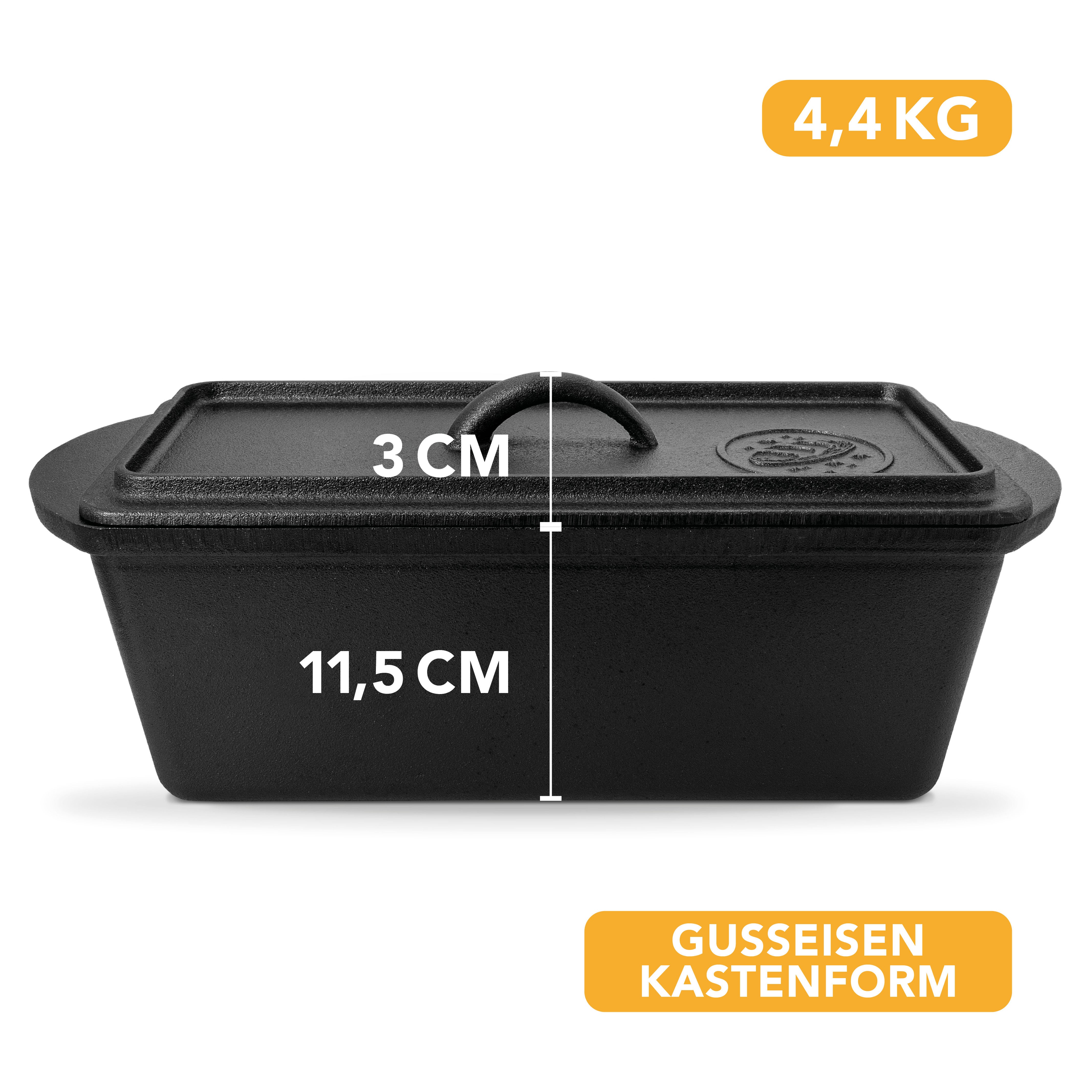 Einsteiger-Set – Gusseiserne Kastenform, Zubehör & Rezept-Booklet