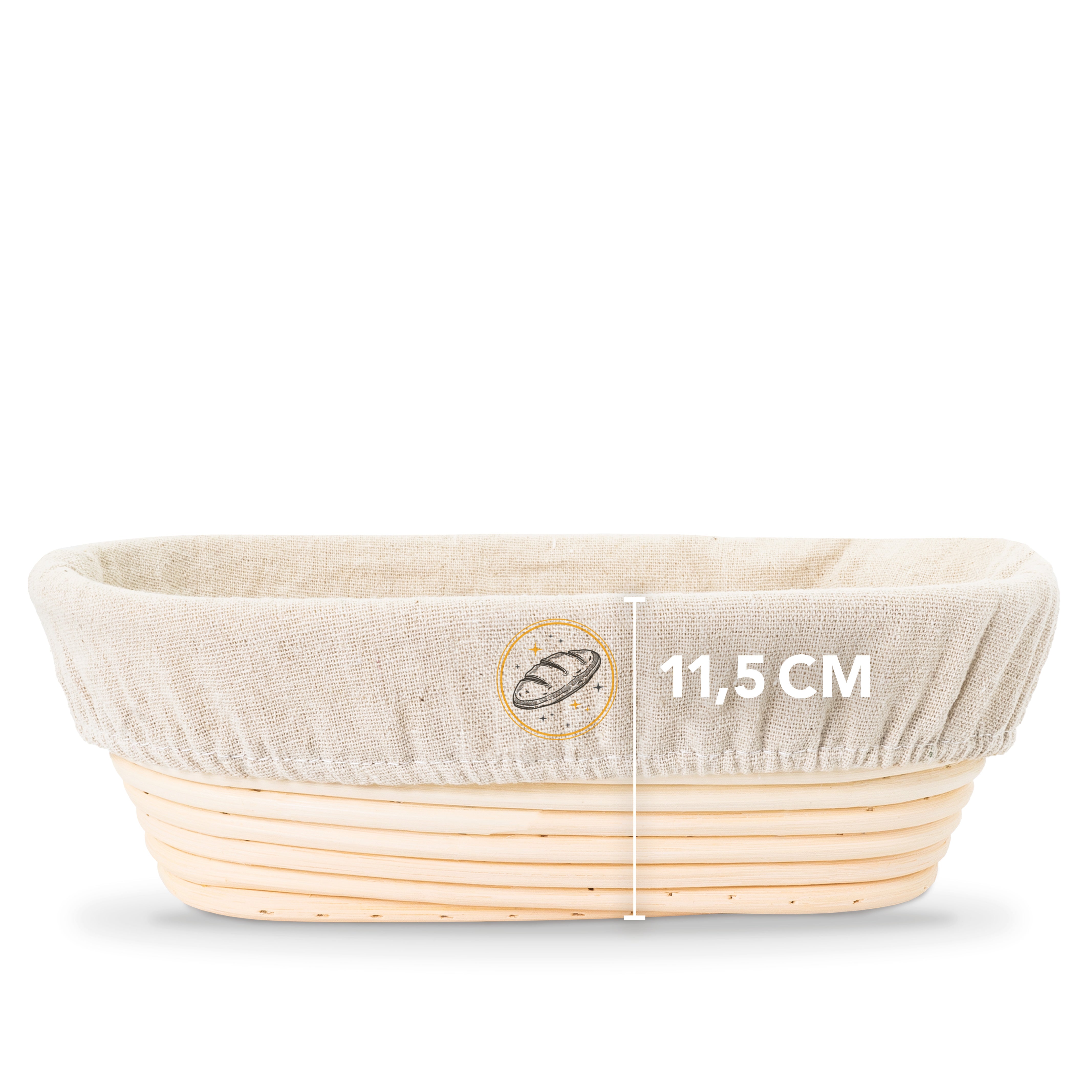 Brotbackform 28cm mit Deckel inkl. Gärkorb