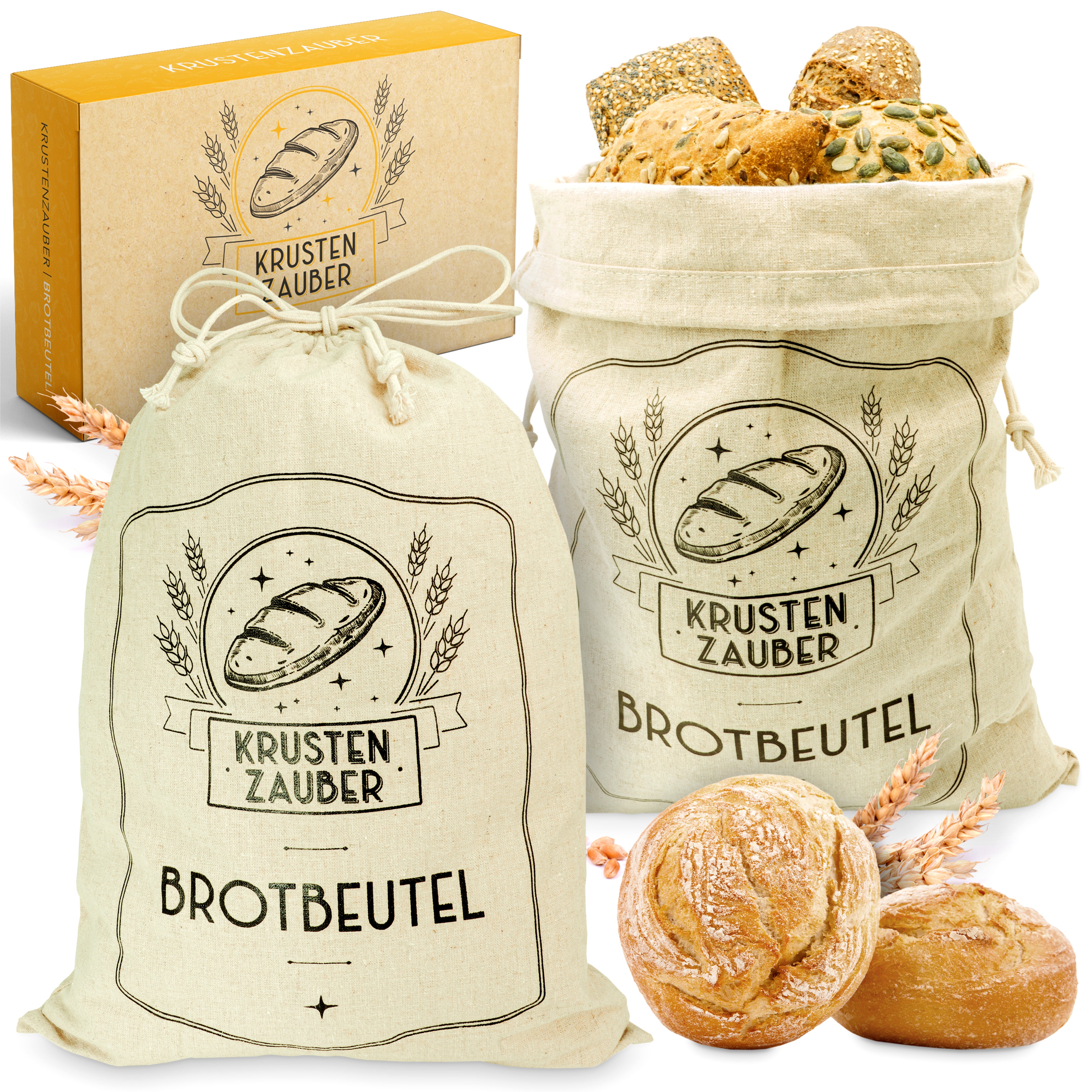 Brotbeutel Set 40x30cm