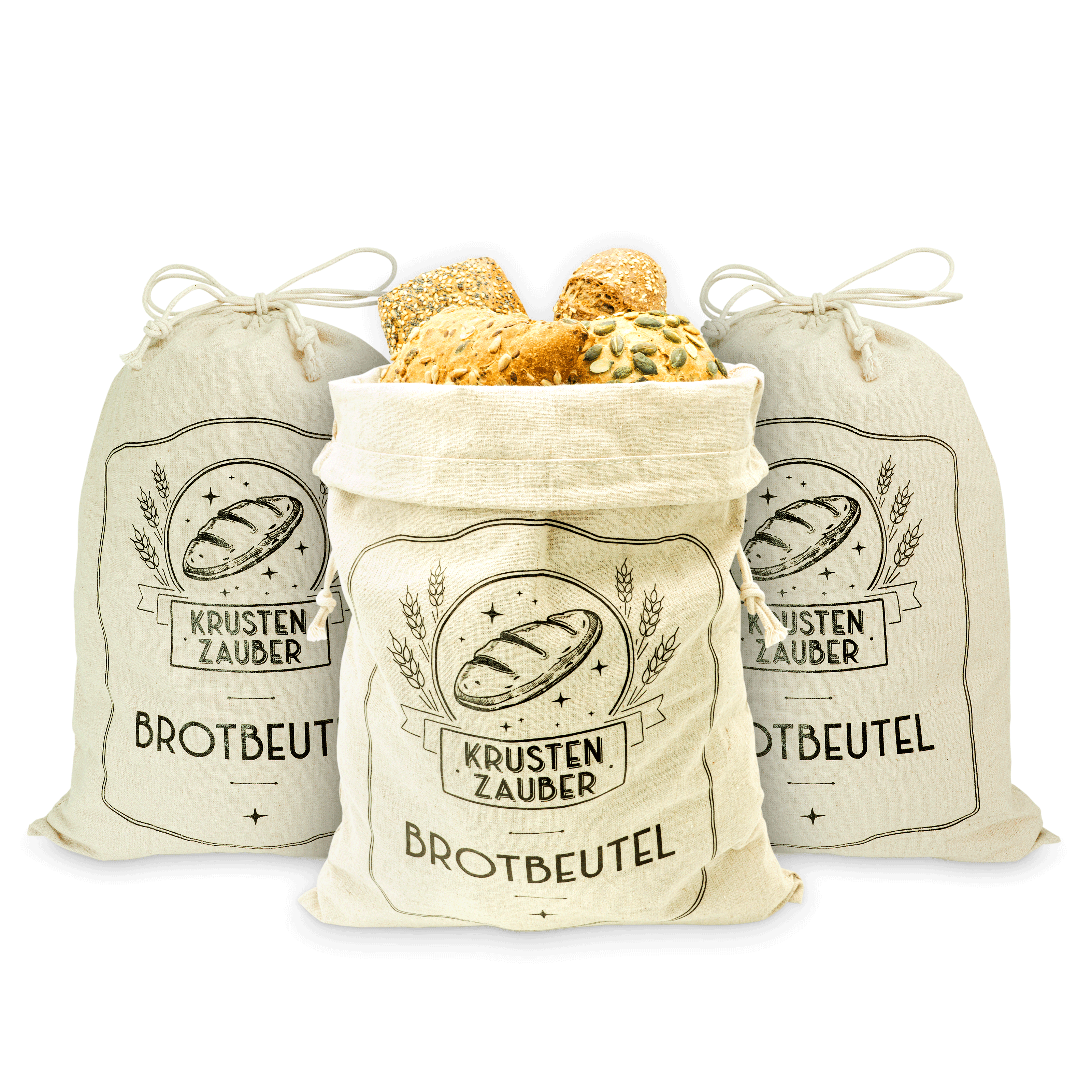 Brotbeutel Set 40x30cm