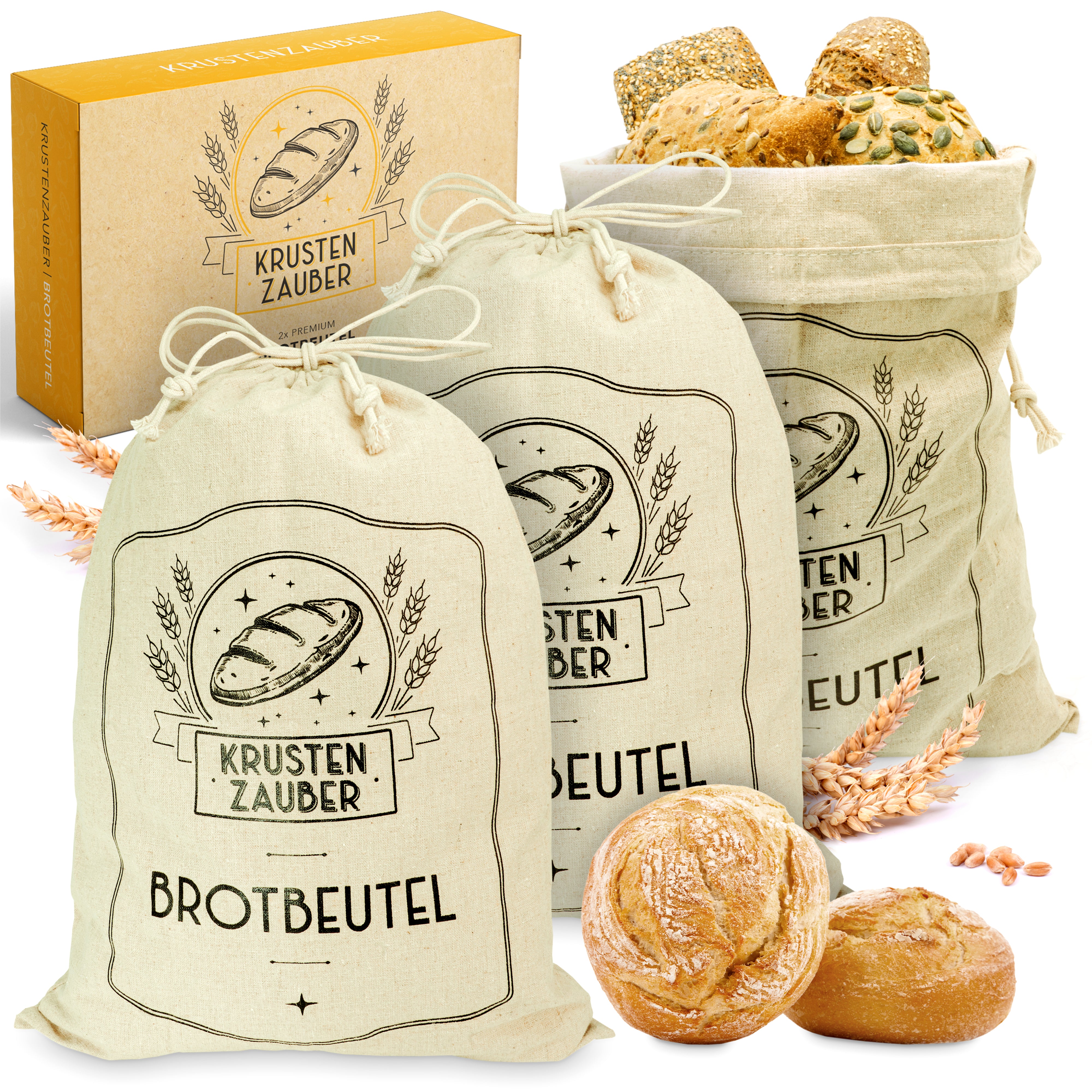 Brotbeutel Set 40x30cm